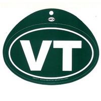 Green VT Oval Euro Decal