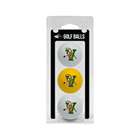 V/Cat Golf Ball 3 Pack (White/Yellow)