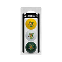 V/Cat Golf Ball 3 Pack (White/Forest/Yellow)
