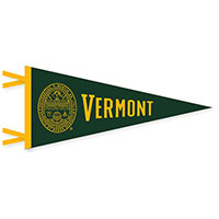4" x 9" VERMONT SEAL PENNANT