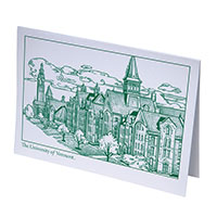 University Row Blank Boxed Note Cards
