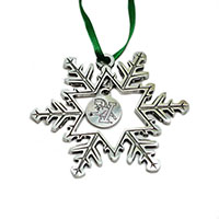 Danforth V/Cat Snowflake Ornament