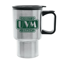 UVM Spellout Travel Mug With Handle