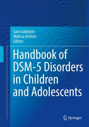 Handbook Of Dsm-5 Disorders In Children And Adolescents (SKU 126187741183)