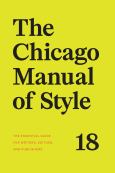 The Chicago Manual Of Style - cover photo