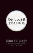 On Close Reading - cover photo