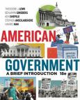 American Government: A Brief Intro W/ Iq Access - cover photo