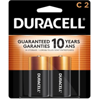 Duracell C Battery 2Pk