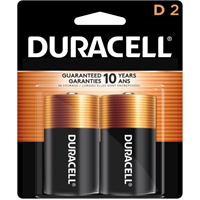 Duracell D Battery 2Pk