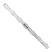 STAINLESS STEEL CORK BACKED RULERS