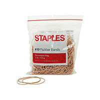 STAPLES BRAND RUBBERBANDS