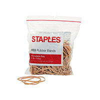 STAPLES BRAND RUBBERBANDS