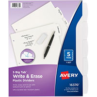 AVERY WRITE-ON DIVIDERS