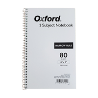 Oxford 8X5 Wirebound Notebook