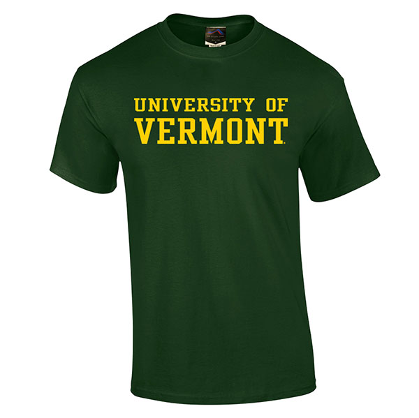 Made In The USA University Of Vermont Spellout T-Shirt