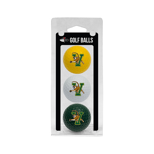 Golf Ball Three Pack (White/Forest/Yellow)
