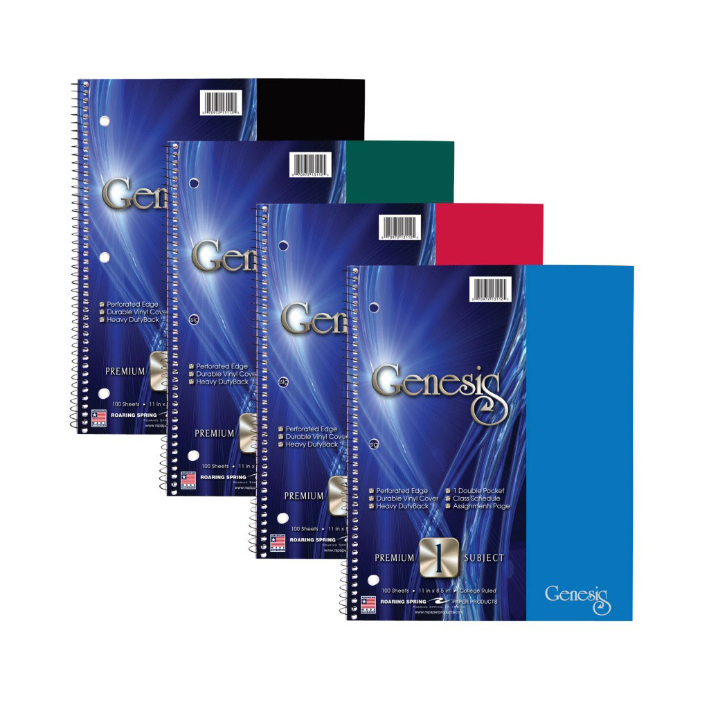 Genesis Poly Cover Wirebound Notebook