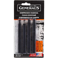 GENERAL'S COMPRESSED CHARCOAL STICKS