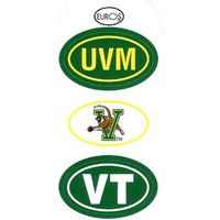 UVM Mini Euro Decal 3 Pack