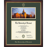 Campus Scene Regency Gold Diploma Frame