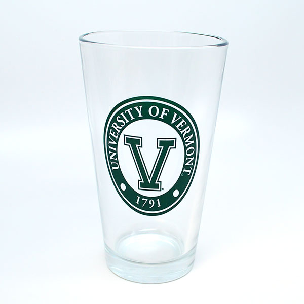 Pint Glass Big V Spellout