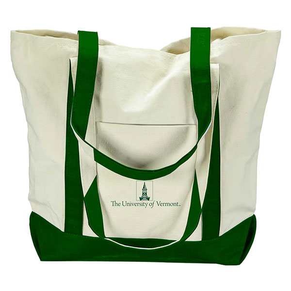 Tower Logo Canvas Tote Bag