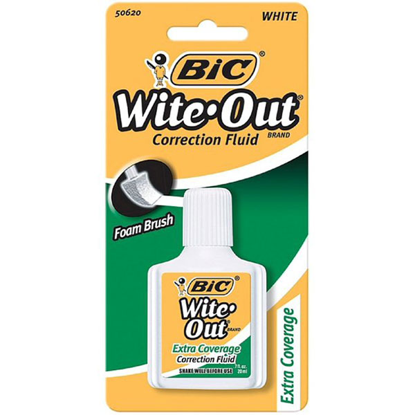 Bic Wite-Out Correction Fluid