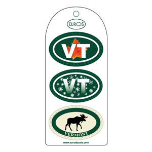 Vermont Seasons Mini Euro Decal 3 Pack - main view