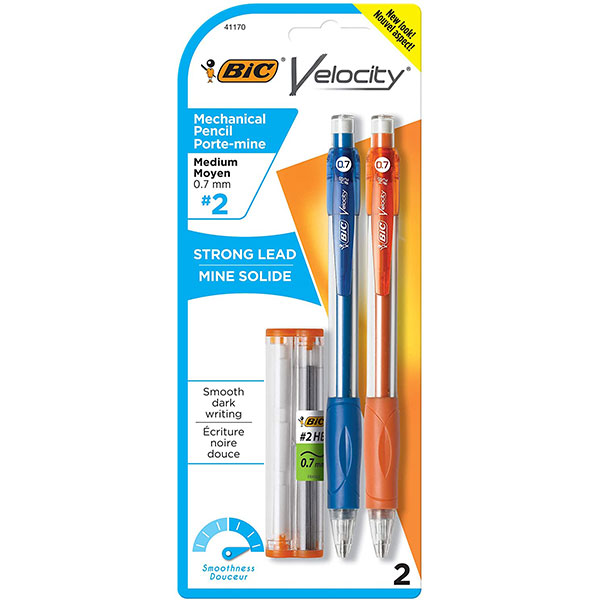 Bic Velocity Mechanical Pencil 2Pk (SKU 122028741270)