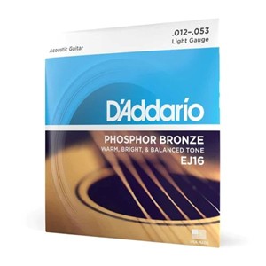 D'addario Pb Ej16 Light Acoustic Strings - main view