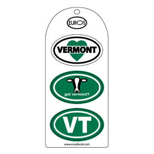 Got Vermont Mini Euro Decal 3 Pack - main view