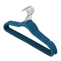 HOME BASICS VELVET HANGER 10 PACK