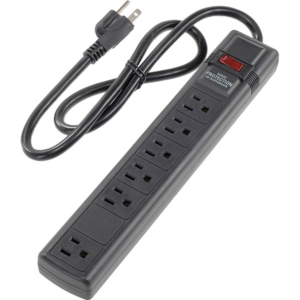 Century Grounded Surge Protector 6 Outlet (SKU 124877071278)