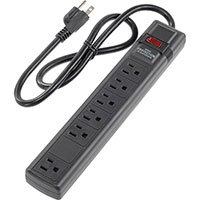Century Grounded Surge Protector 6 Outlet