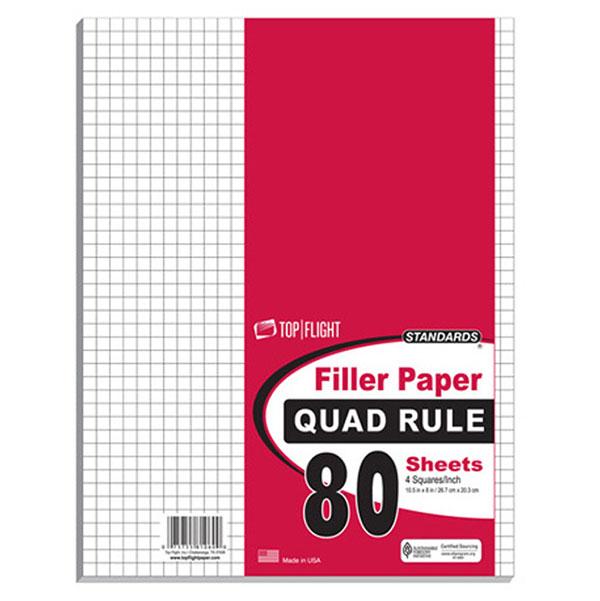 Top Flight Quad Filler Paper