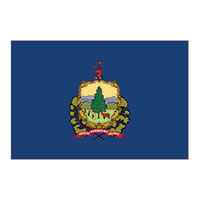 Laser Cut Vermont State Flag Magnet
