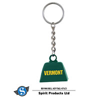 Vermont Bevins Cow Bell Key Tag