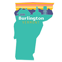 Uscape Burlington Vermont Vinyl Decal