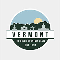 Uscape Green Mountain State Vinyl Decal