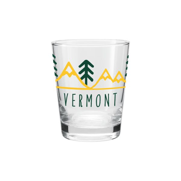 Mountains & Trees Vermont Shot Glass