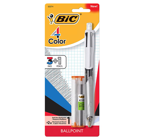 Bic Retractable Pen/Pencil Combo (SKU 126345831270)