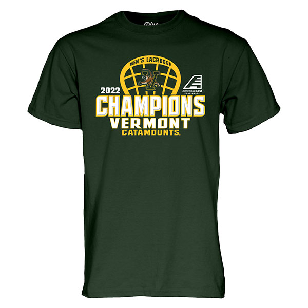       2022 America East Men's Lacrosse Champions T-Shirt (SKU 126381161060)