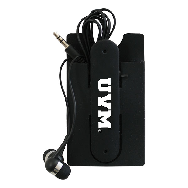UVM Cellphone ID Wallet With Earbuds (SKU 126405911242)