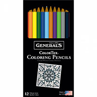 General's Color-Tex Colored Pencils