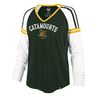 '47 Brand Catamounts V/Cat Long Sleeve V-Neck T-Shirt
