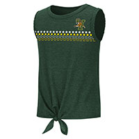 Colosseum Girls V/Cat Tie Front Tank Top