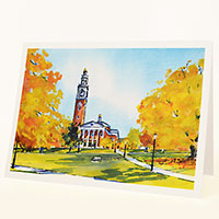 Mark Waitkus Ira Allen Chapel In Autumn Notecard