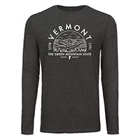 Uscape Vermont Ski Slopes Skyscape Long Sleeve T-Shirt