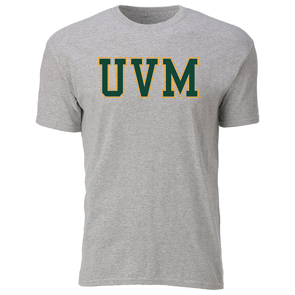 Basics Line Block Letter UVM T-Shirt