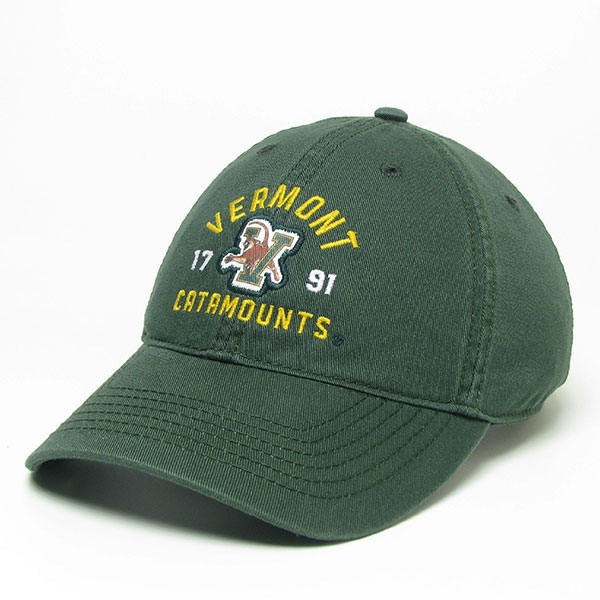 Legacy Vermont Catamounts 1791 Relaxed Twill Hat (SKU 126743501201)